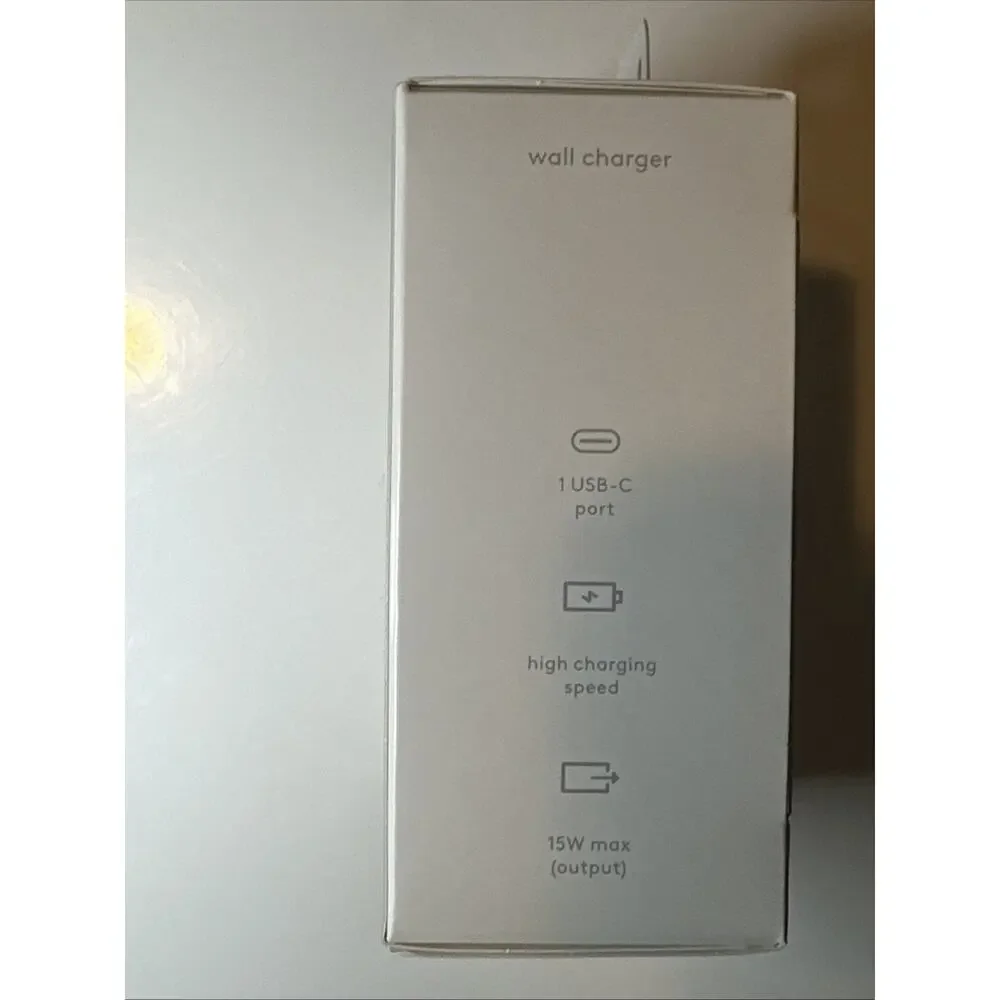 Single Port USB-C Wall Charger 15W heyday Doughnut New In Box